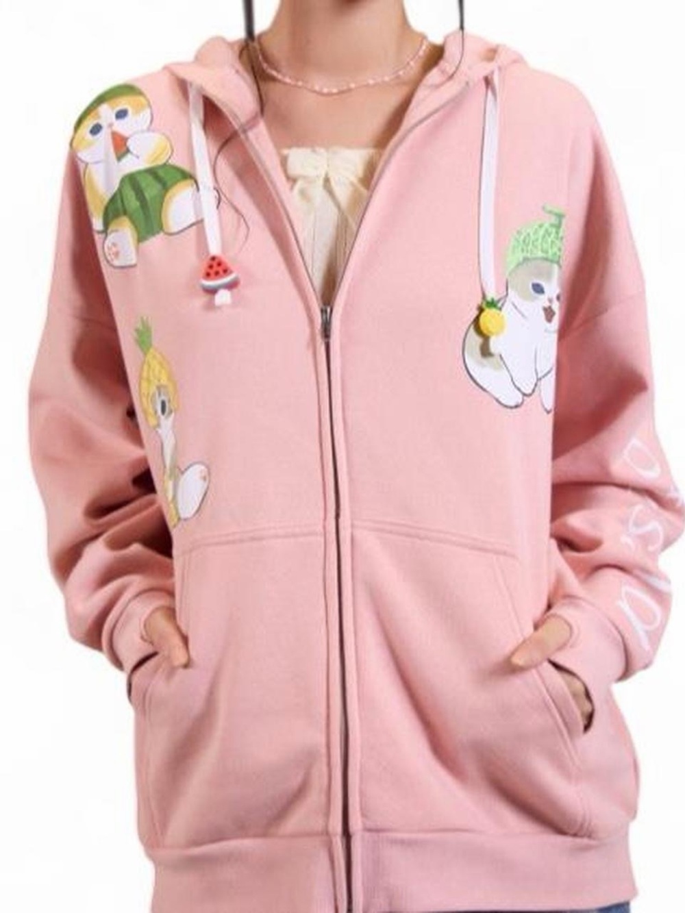 Mofusand Fruits Hoodie Size L